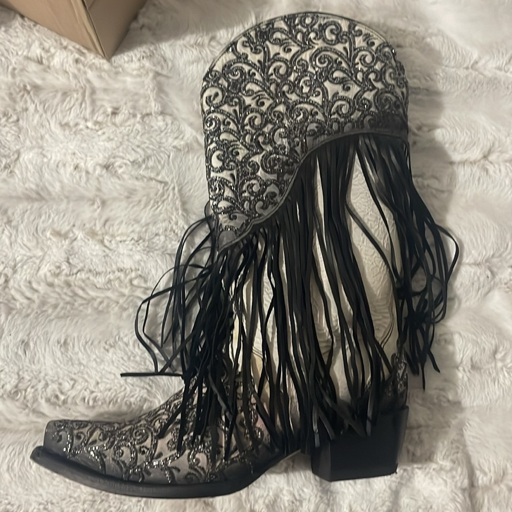CORRAL handcrafted cowgirl boots! SIZE 10. - Picture 2 of 13